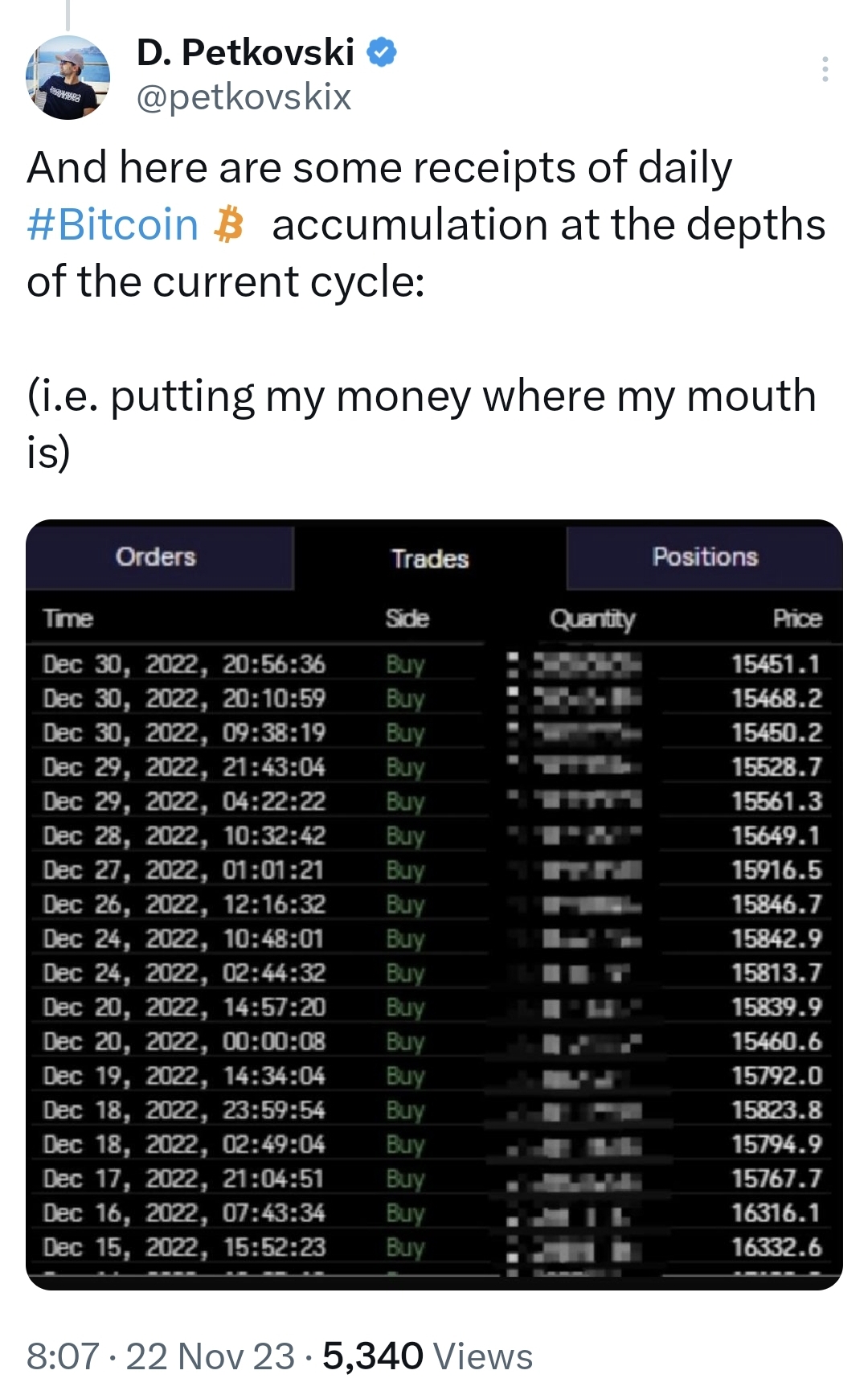 bitcoin price prediction